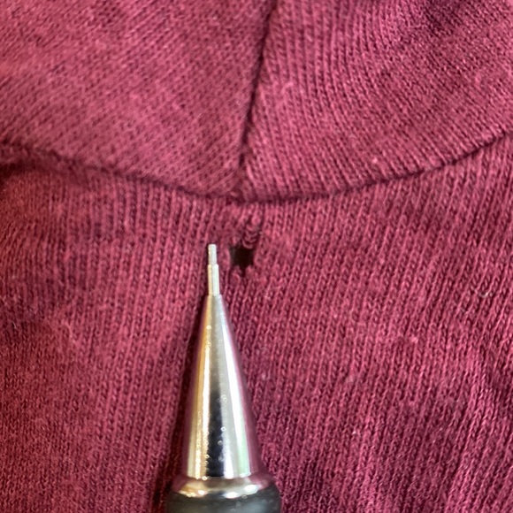 DONATED. Thankful FOR MY TRIBE t-shirt. Maroon. Size XL - Picture 3 of 3